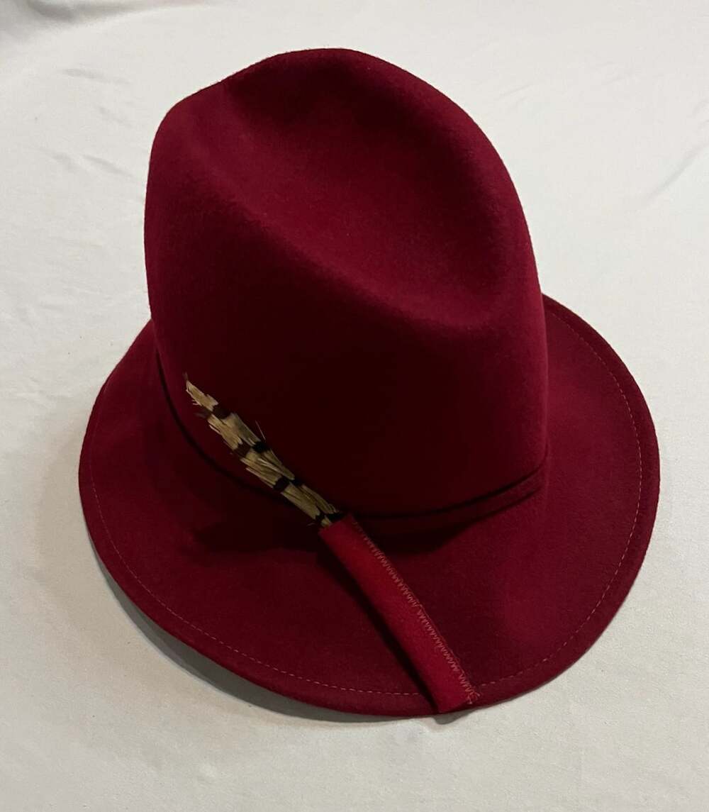 Geo. W. Bollman & Co. Inc. Vintage 100% Wool Fedora
